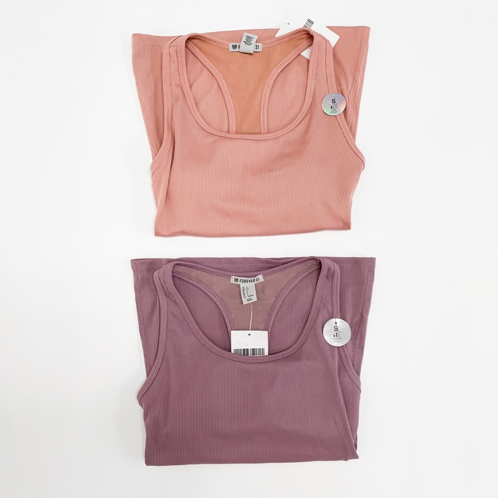 Forever 21 Workout Tank Tops Set of 2